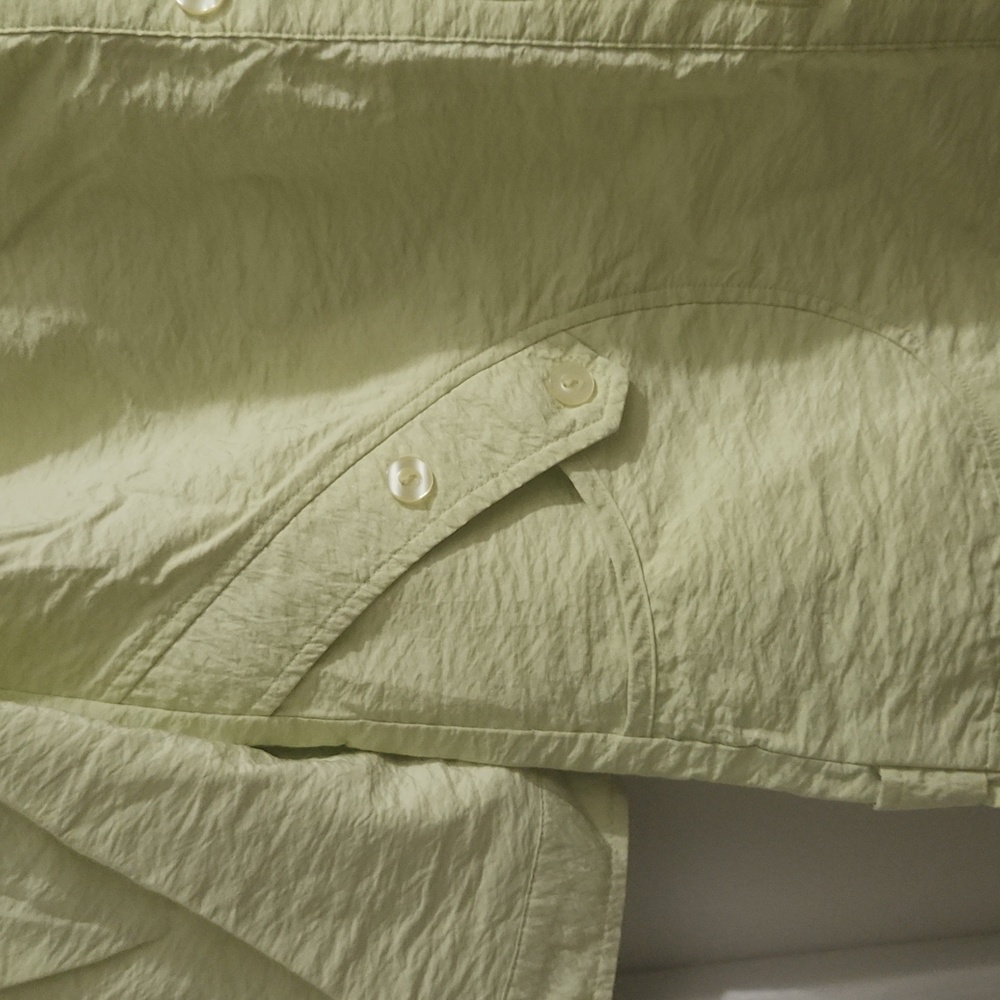 Vintage Multiples Lime Color Trench Coat / Jacket… - image 3